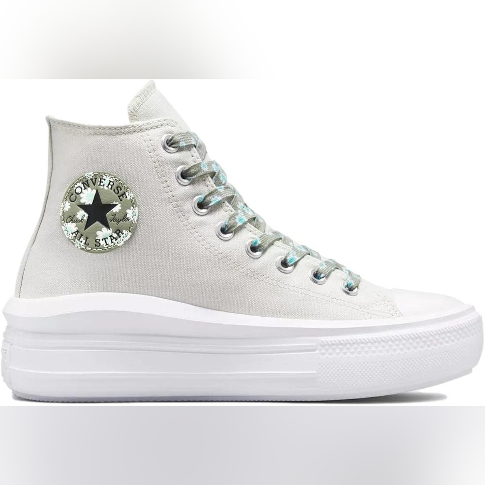 Converse Unisex High-top, Sneaker, Light Bone Light Field Surplus, 8 US Women